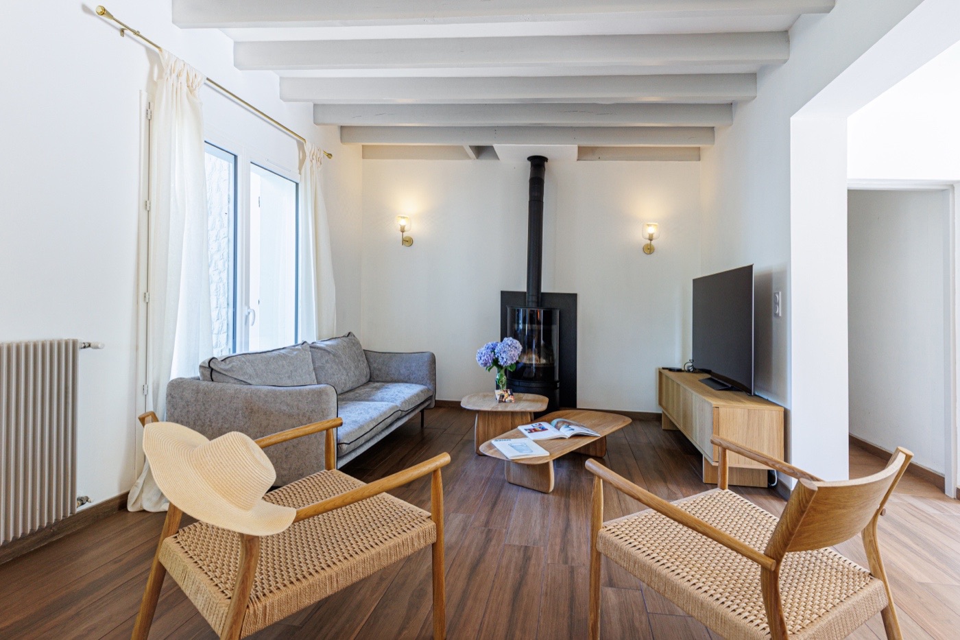 Le coin salon, côté jardin